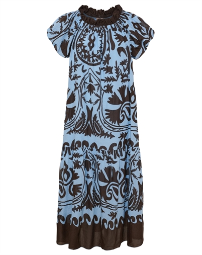 Marta du Chateau - MDCMuse Kleid - Blue/Marrone